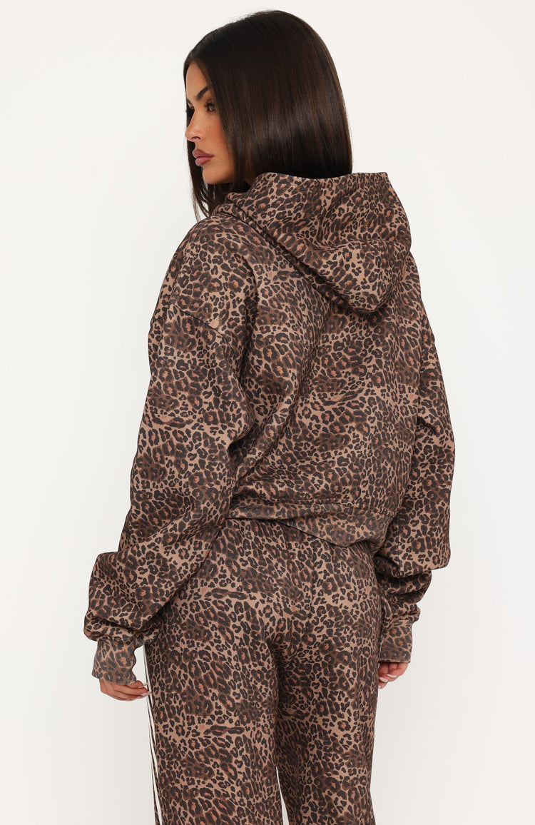 Release 15 Asalia Boxy Zip Front Hoodie Animal Print