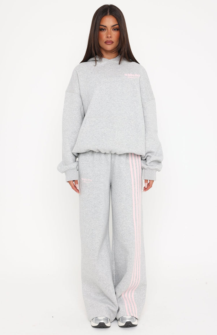 Release 15 Asalia Wide Leg Sweatpants Dark Grey Marle