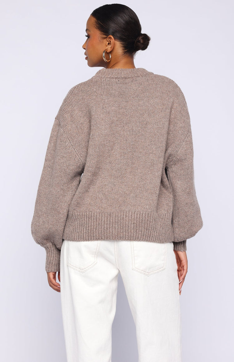 Sashi Knit Sweater Pebble