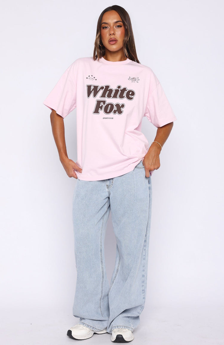 Seeing Stars Oversized Tee Pink