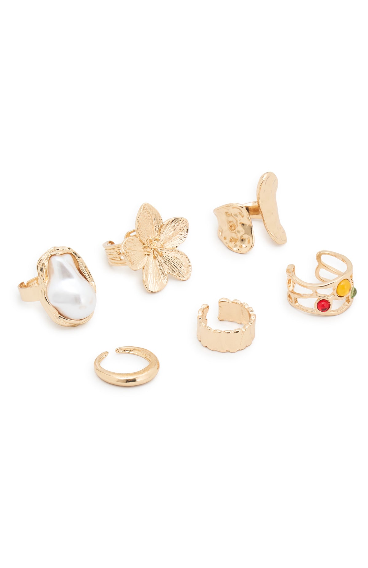 Signe Ring Set Gold