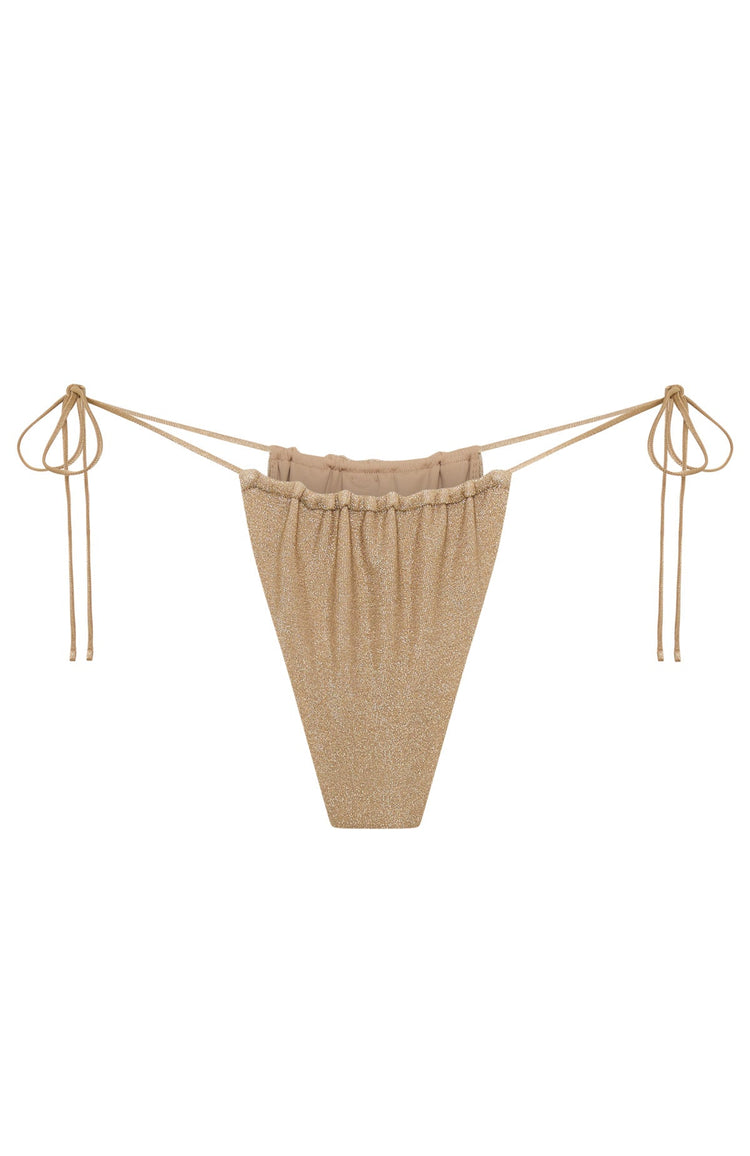 Sorano Bikini Bottoms Gold Shimmer
