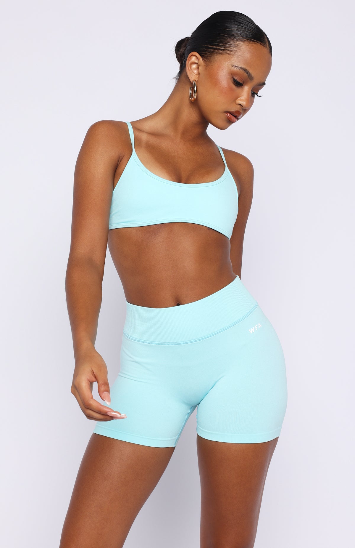 Spin Seamless Bike Shorts 4" Malibu Blue
