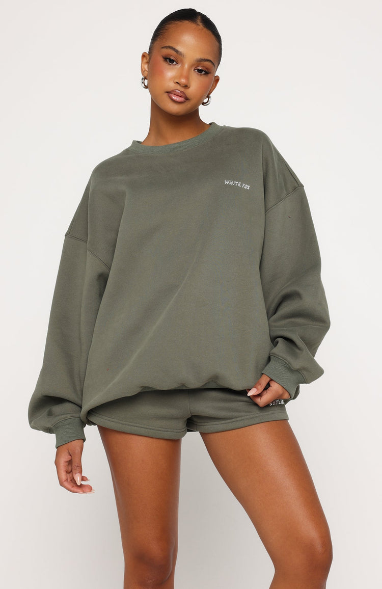 Test Drive Oversized Sweater Khaki