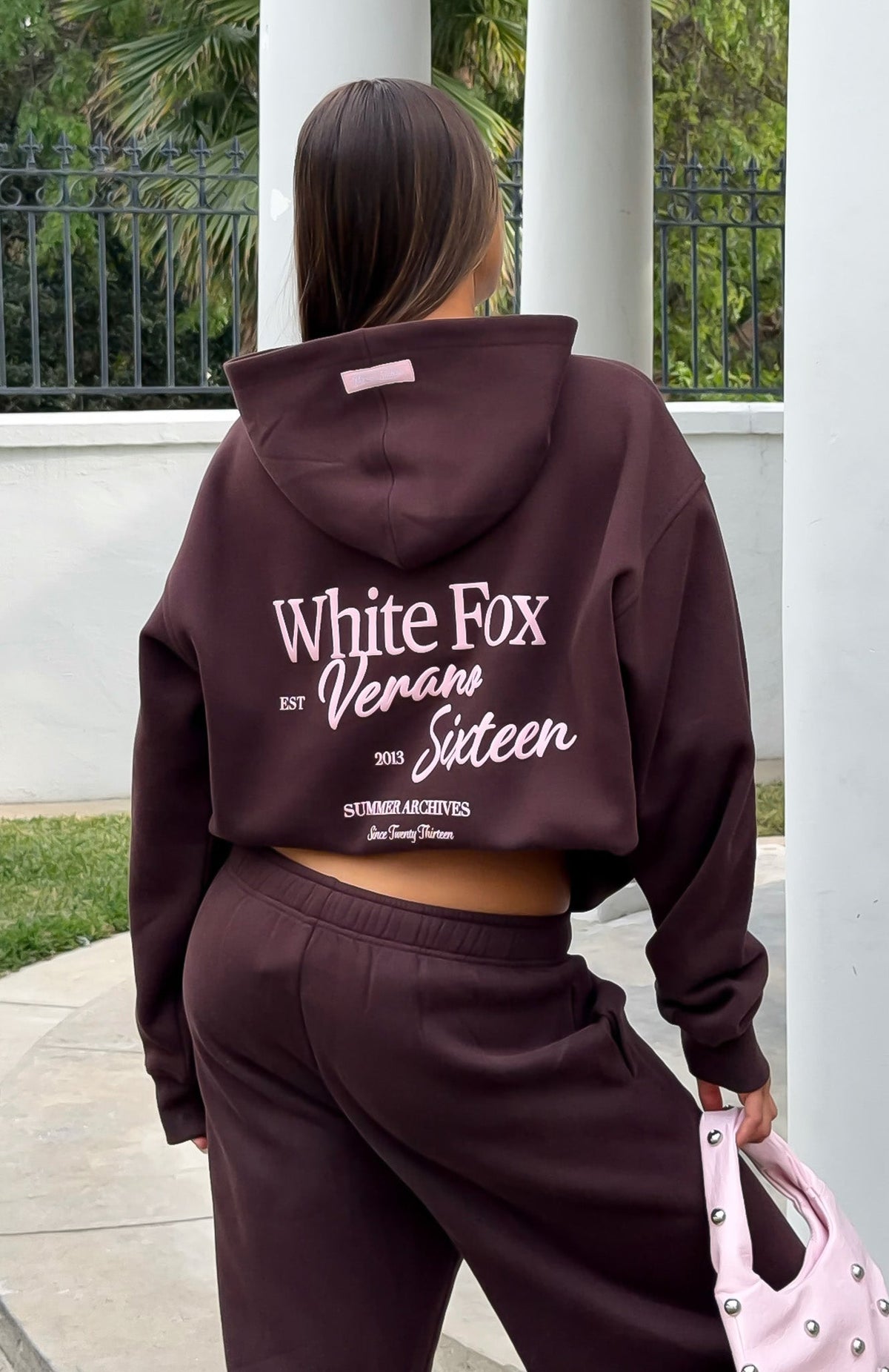 Verano Sixteen Lilia Oversized Hoodie Chocolate