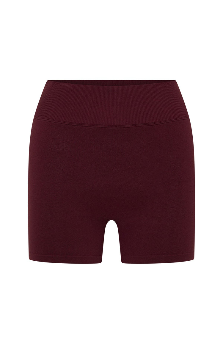 Zoom Seamless Shorts Merlot