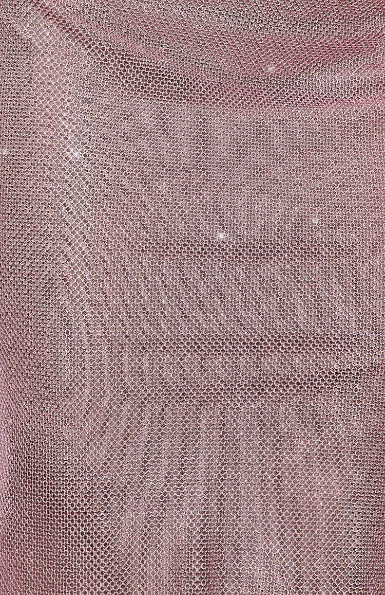 Wild Pulse Embellished Midi Skirt Baby Pink