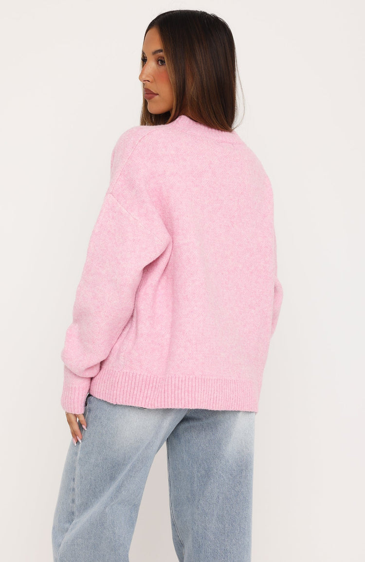Arctic Fire Knit Sweater Marshmallow Pink