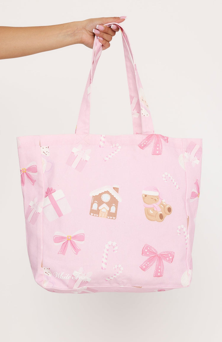 By The Tree Tote Bag Sugar Plum Pink