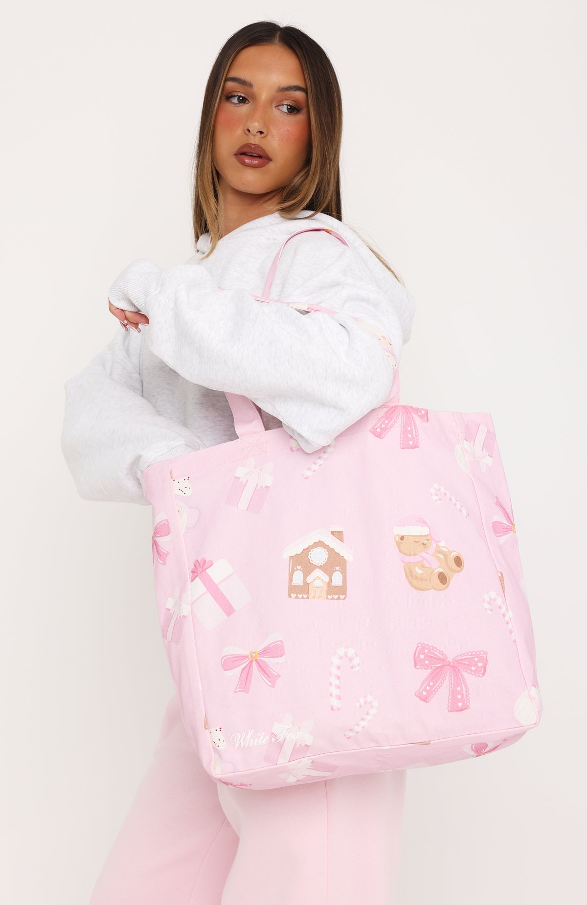 By The Tree Tote Bag Sugar Plum Pink