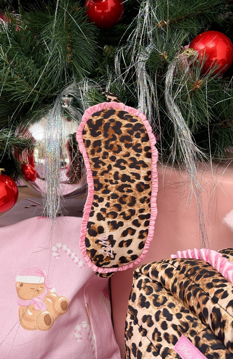 Hitting The Hay Eye Mask Leopard/Pink