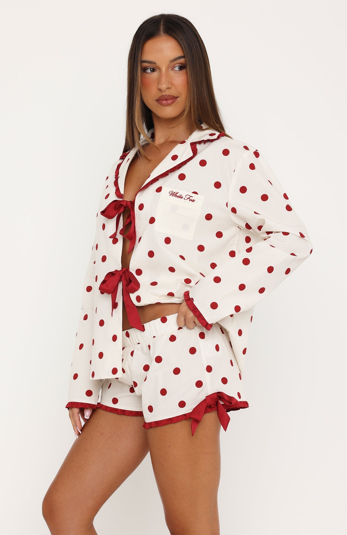 Lazy Day Pyjama Shorts Berry Sprinkle