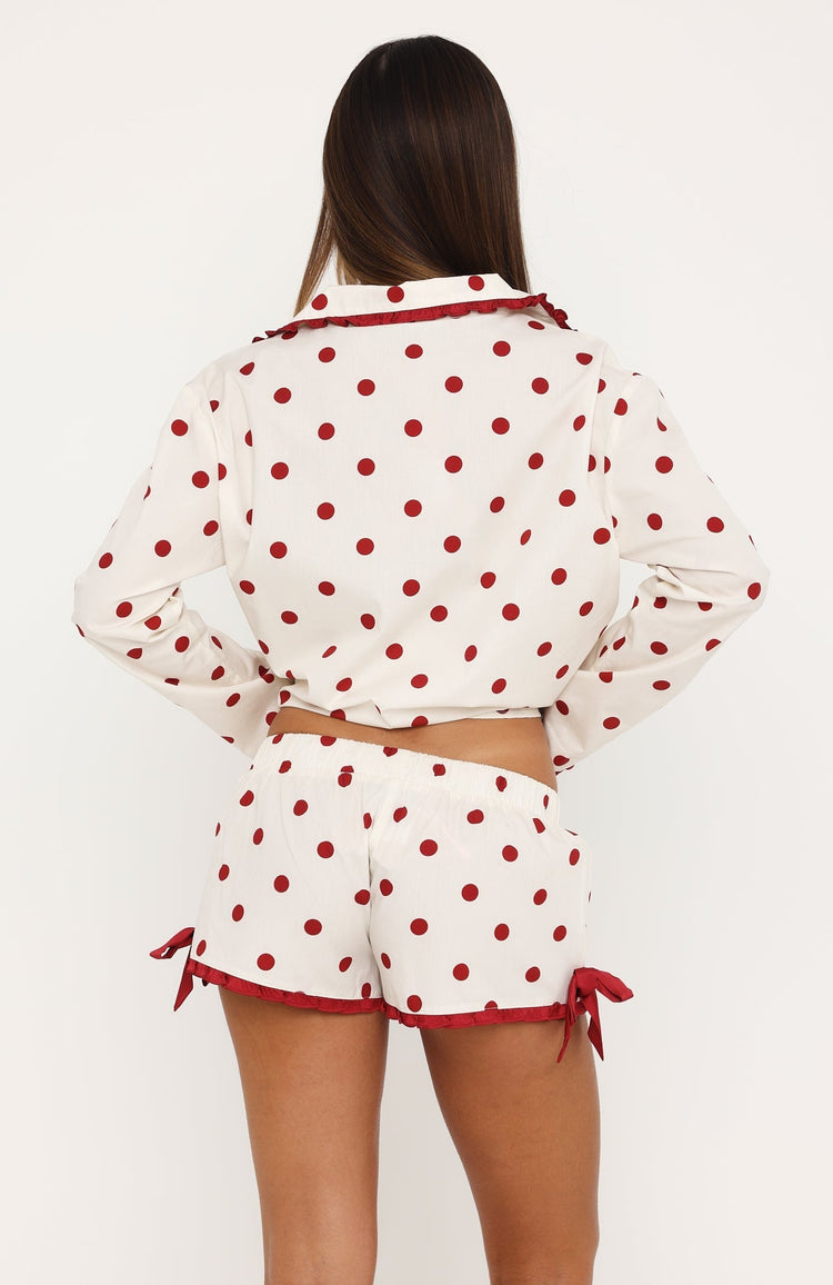 Lazy Day Pyjama Shorts Berry Sprinkle