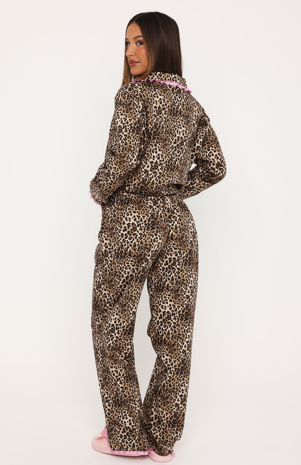 Lazy Day Pyjama Pants Leopard