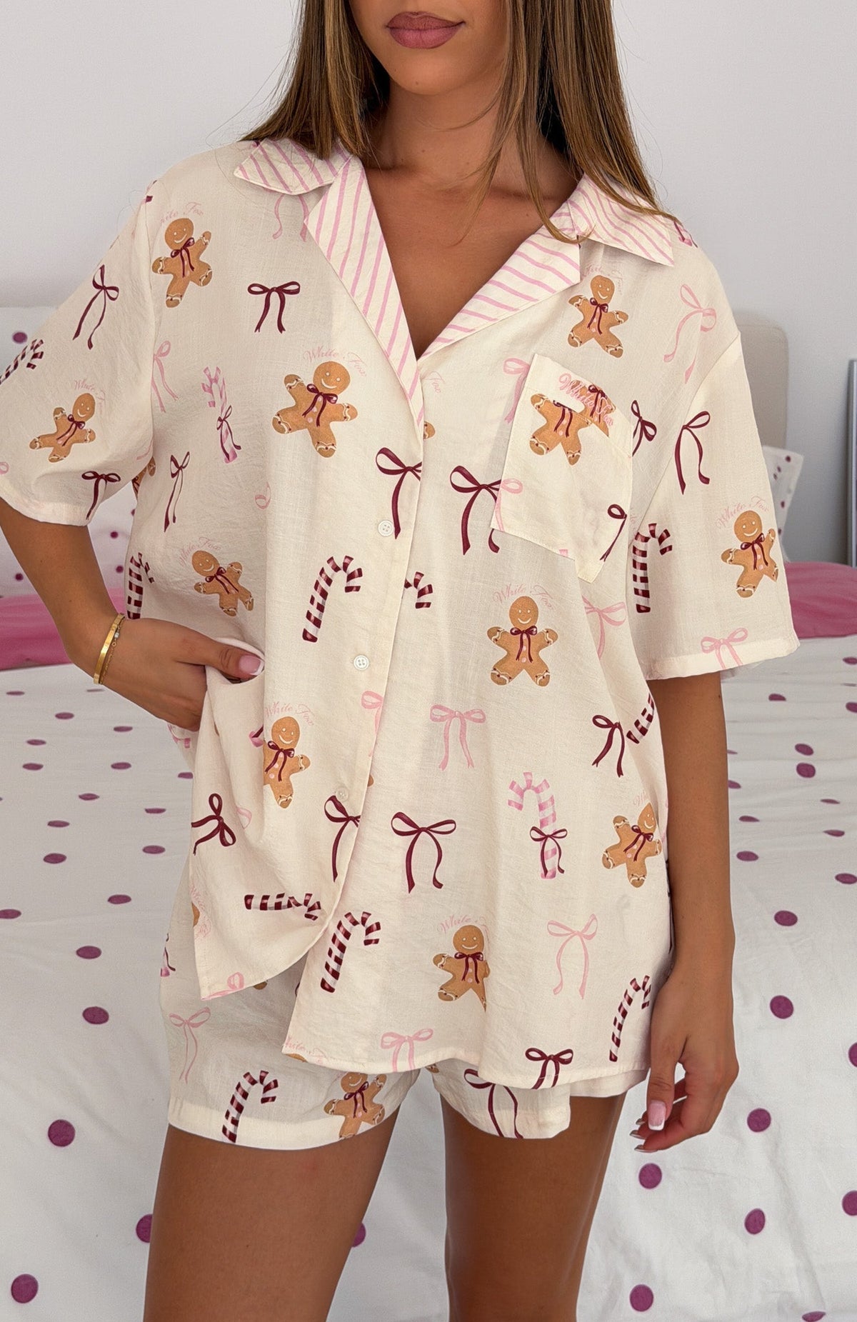 Offline Pyjama Set Gingerbread Candy