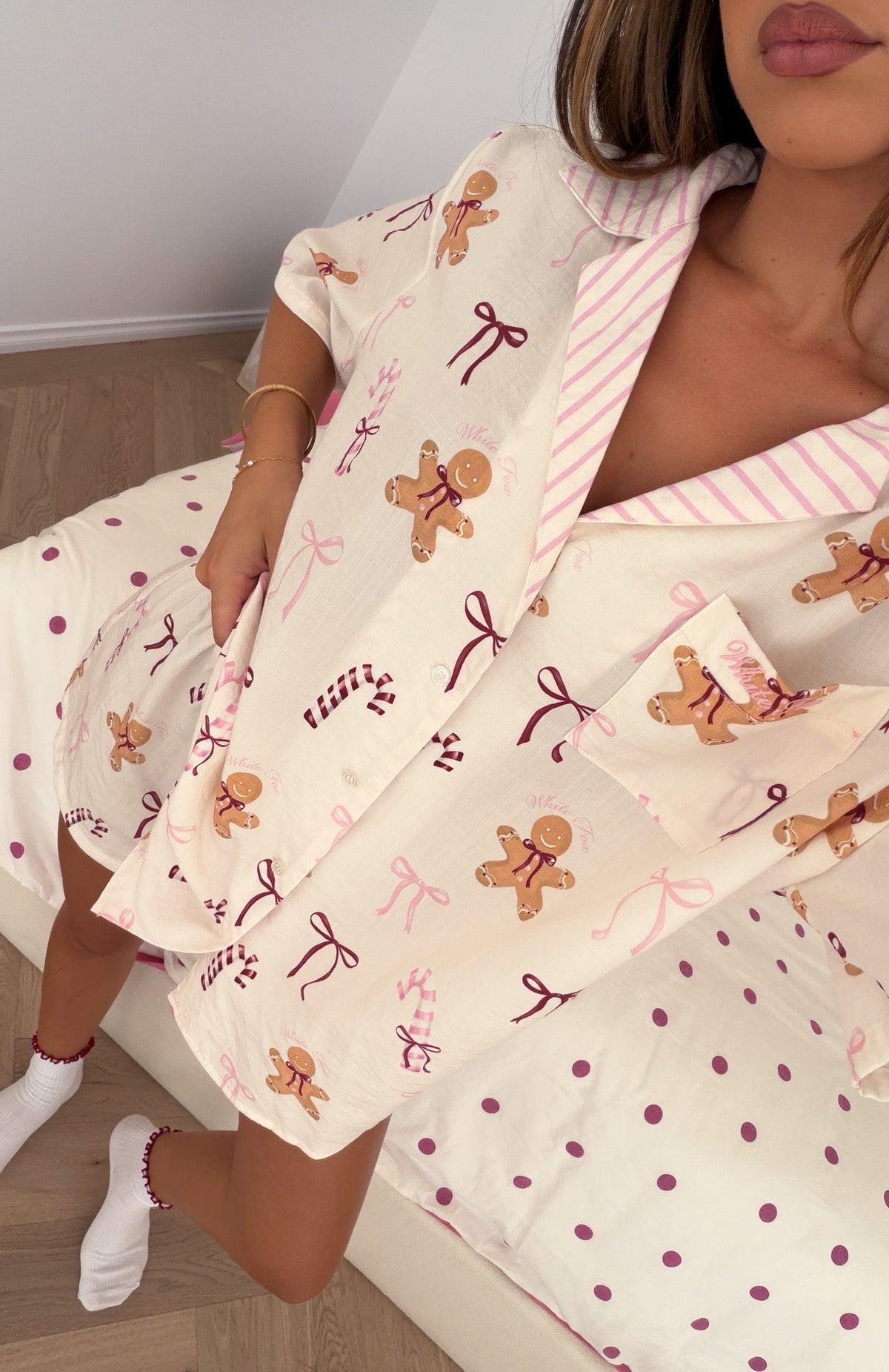 Offline Pyjama Set Gingerbread Candy