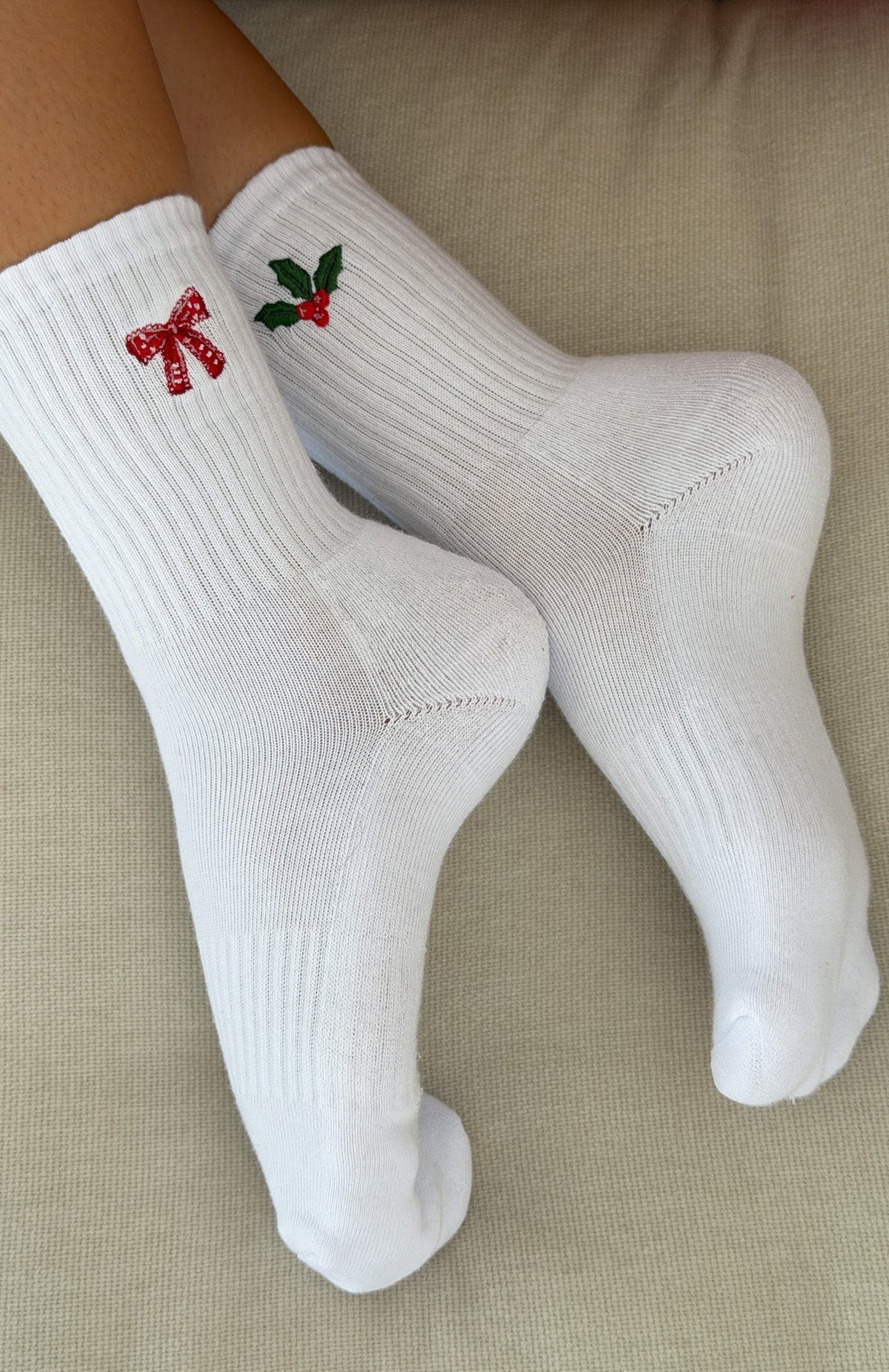 Vincent Socks White
