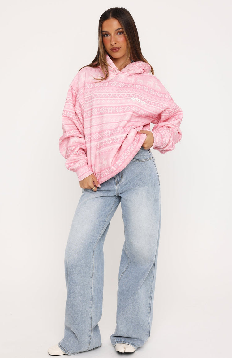 Warm & Cosy Oversized Hoodie Pink