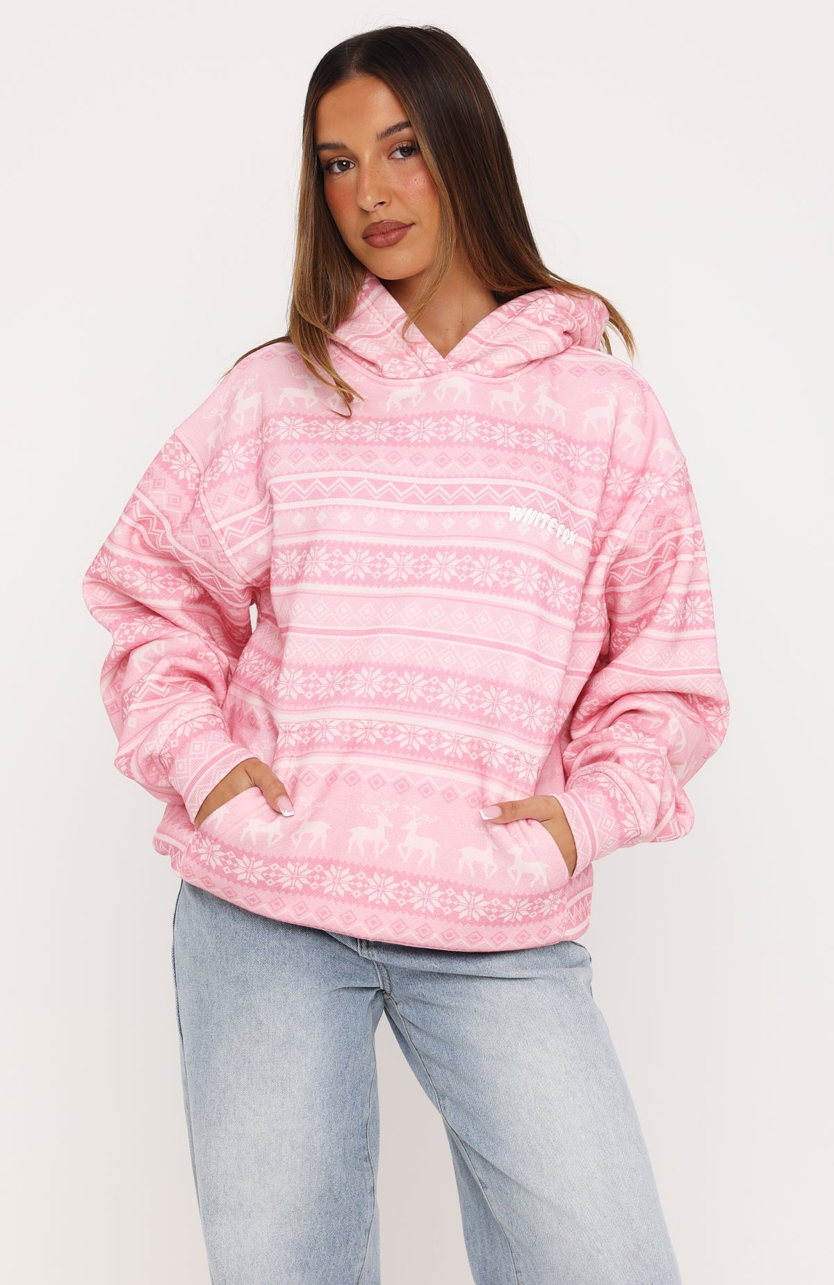 Warm & Cosy Oversized Hoodie Pink