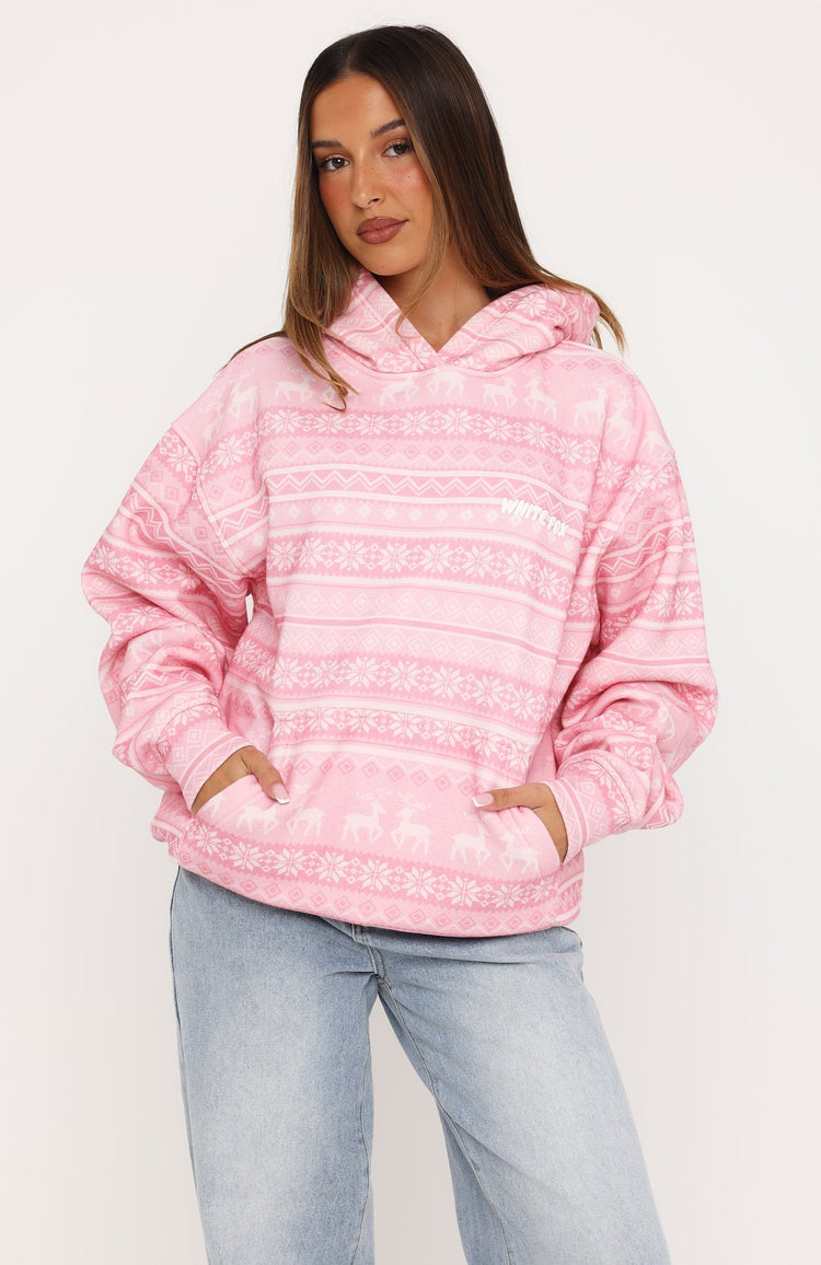Warm & Cosy Oversized Hoodie Pink