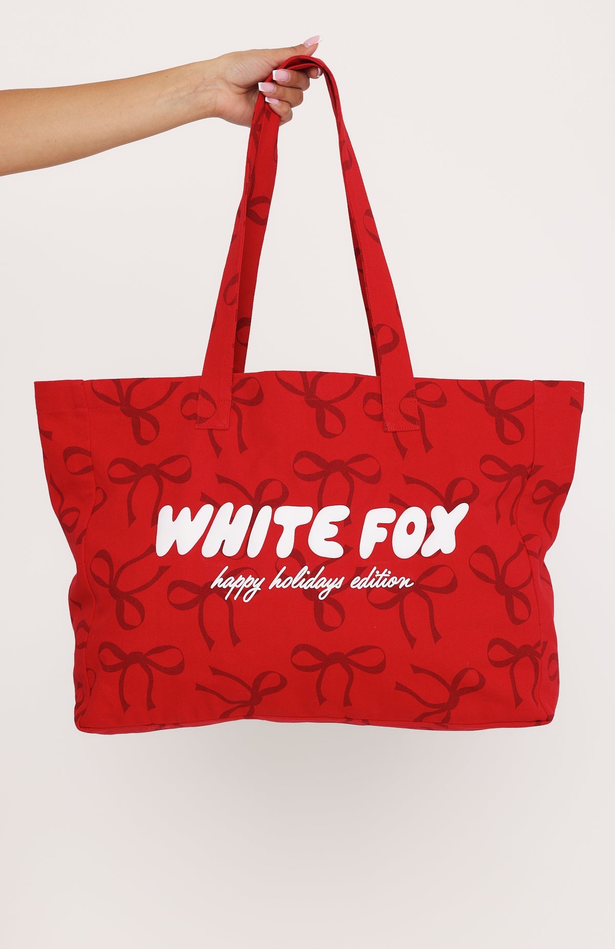 Wrapped With Love Tote Bag Red Bow