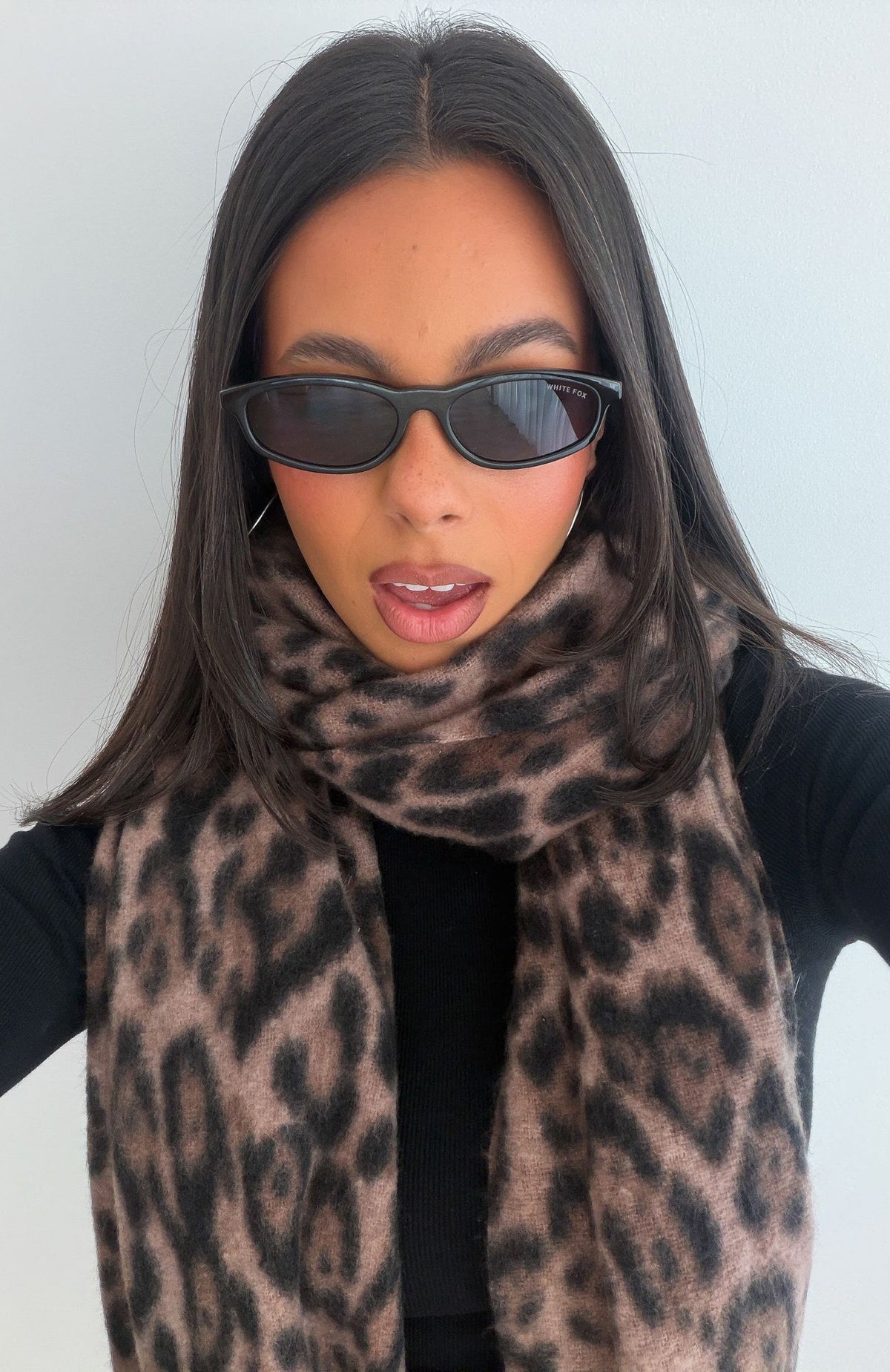 Blaise Scarf Leopard