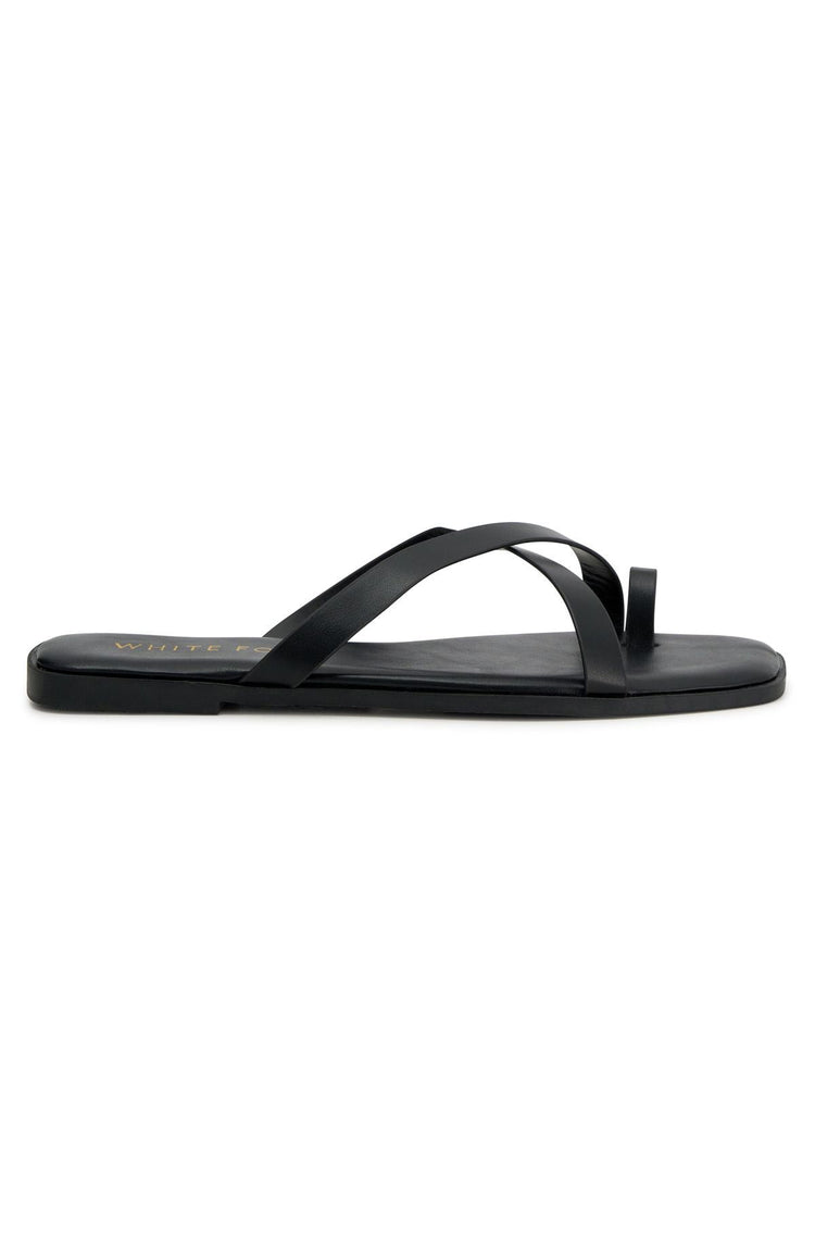 Reggie Slides Black PU